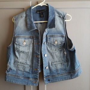 denim vest
